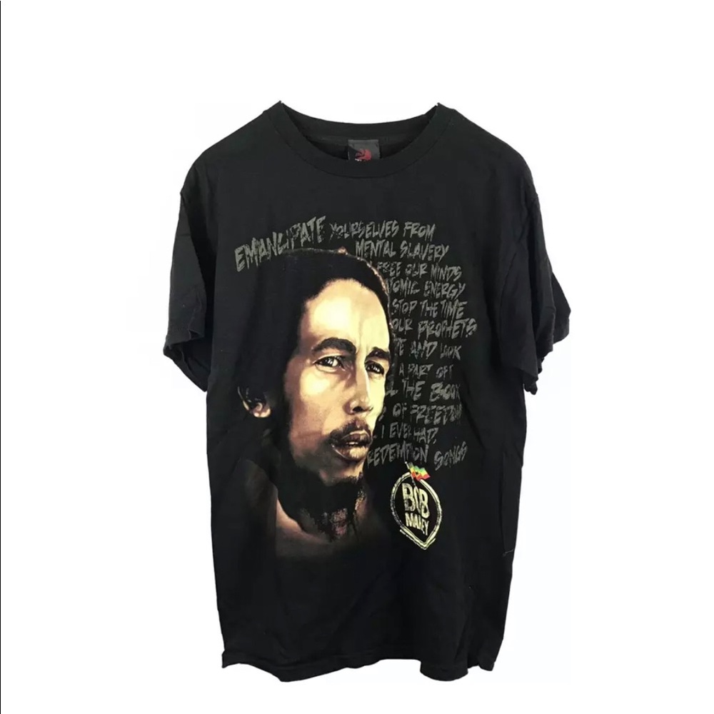 Bob Marley Zion graphic reggae rasta shirt
